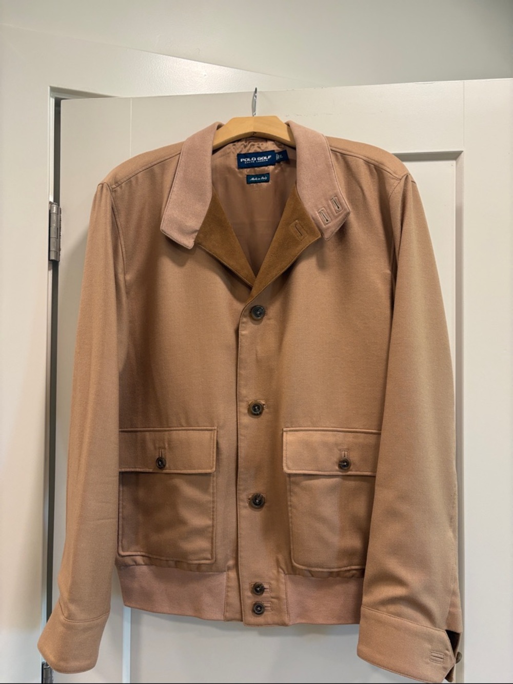 Ralph Lauren Vintage 100% Baby Alpaca Suede Jacket—FANTASTIC!! Like New—Large